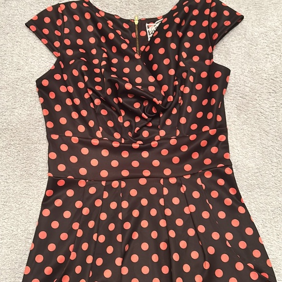 Pink Martini polka dot midi dress with pockets! Size small - Picture 6 of 6